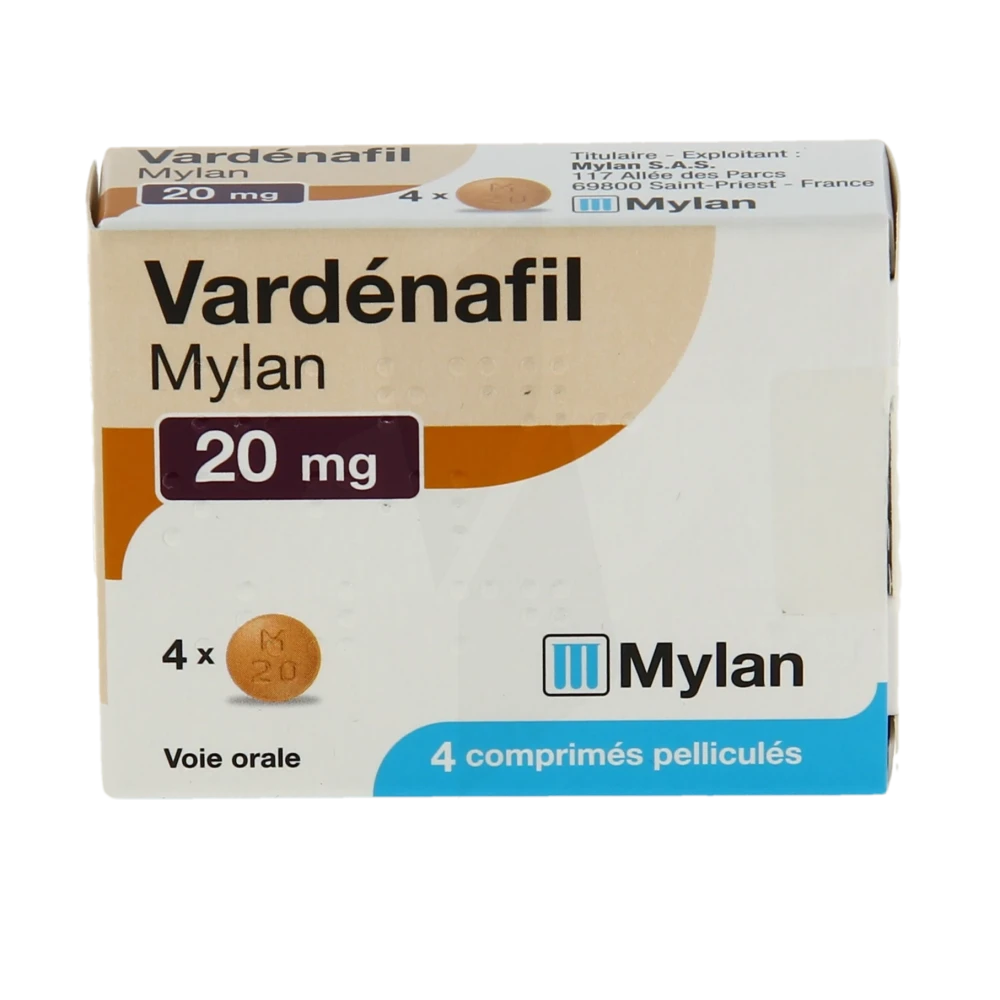 Vardenafil mylan 20 mg