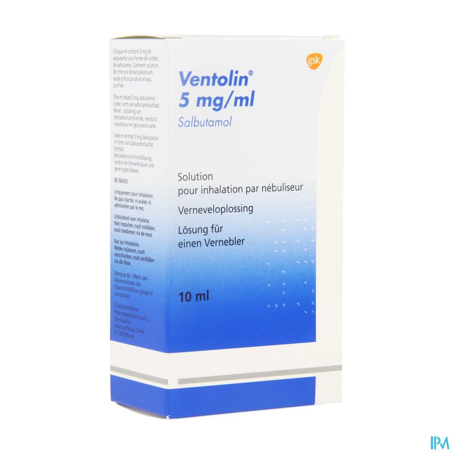Ventolin gouttes prix