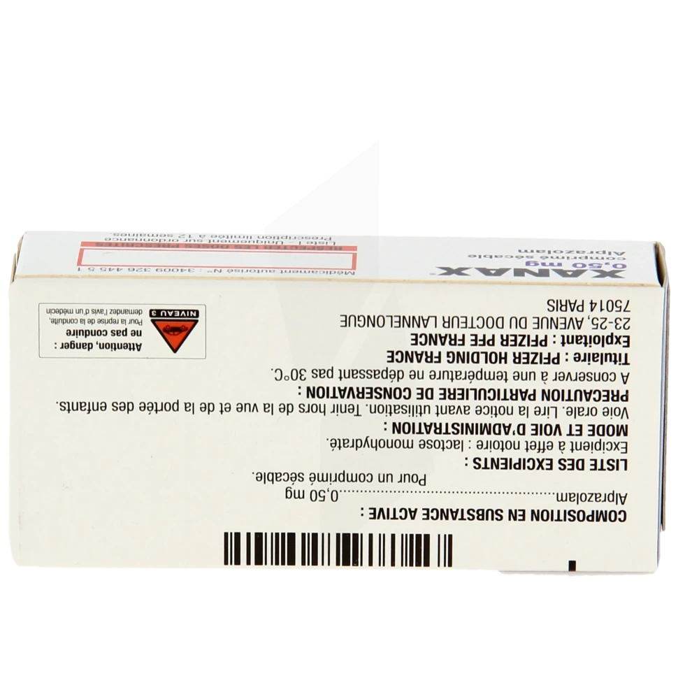Xanax 0 50 prix