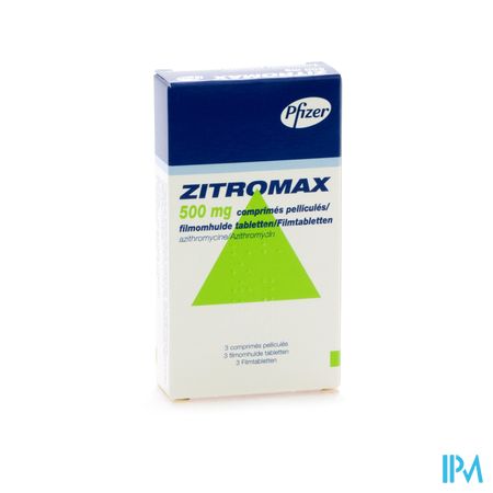 Zithromax 500 mg 3 comprimés prix