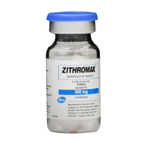 Zithromax 500 mg vial