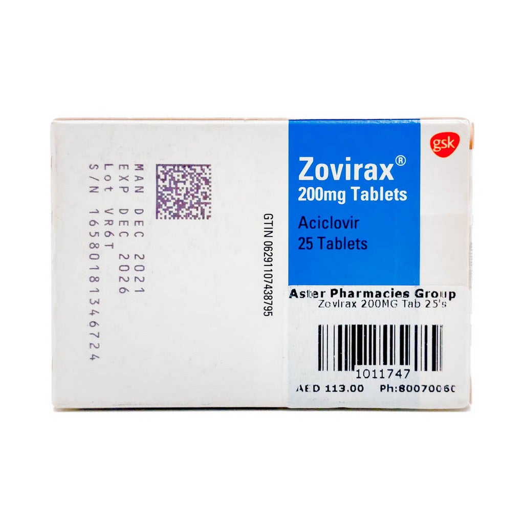 Zovirax 200mg