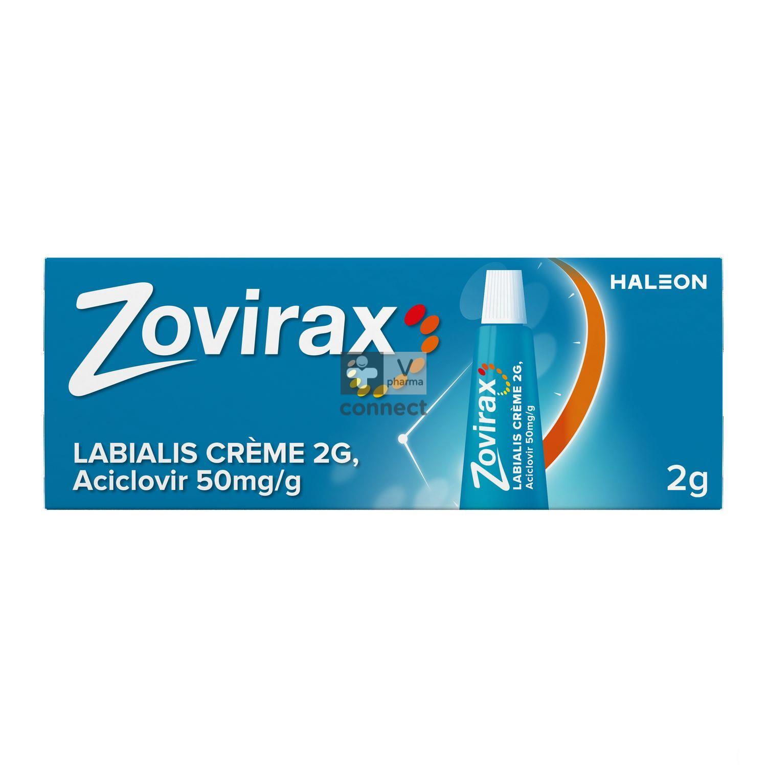 Zovirax 5 crème en tube de 10g prix
